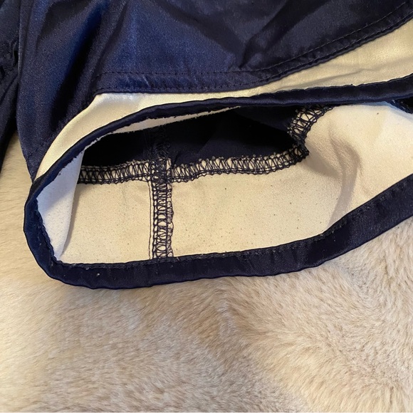 Adidas vintage 90s Y2K style navy shiny Climalite soccer shorts, size L - Picture 15 of 16